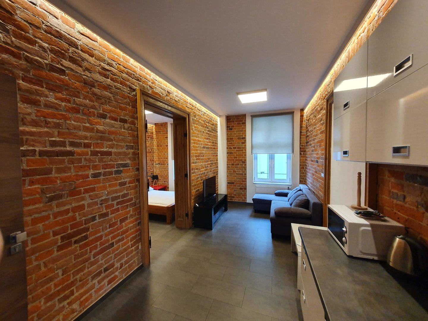 Apartament Studio z ł&oacute;żkiem king-size i rozkładaną sofą No. 23